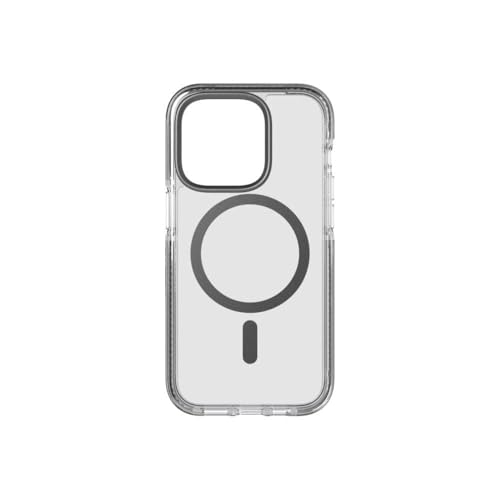 Tech21 etui Evo Crystal do iPhone 14 Pro, kompatybilne z MagSafe, podstawowe na telefon, TPU, przezroczysty/czarne, ochrona przed upadkiem: 4,9 m Tech21 etui Evo Crystal do iPhone 14 Pro, kompatybilne z MagSafe, podstawowe na telefon, TPU, przezroczysty/czarne, ochrona przed upadkiem: 4,9 m