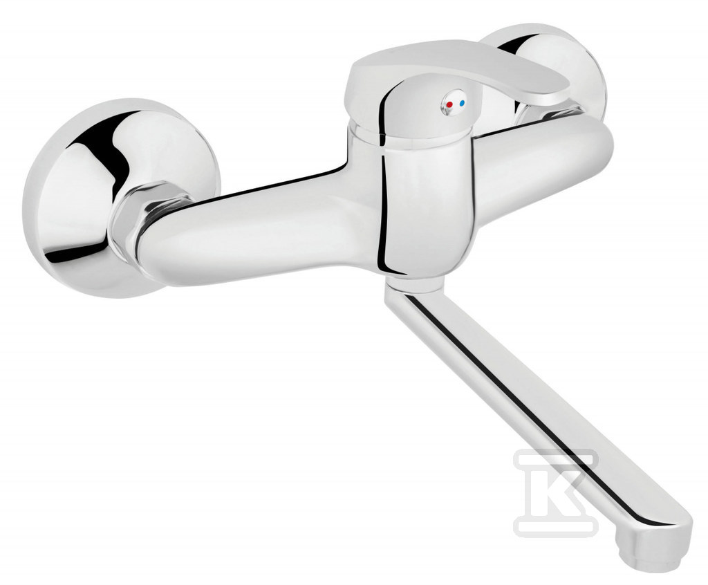 Bateria umywalkowa Basic ścienna chrom BBC3 - obrazek 1