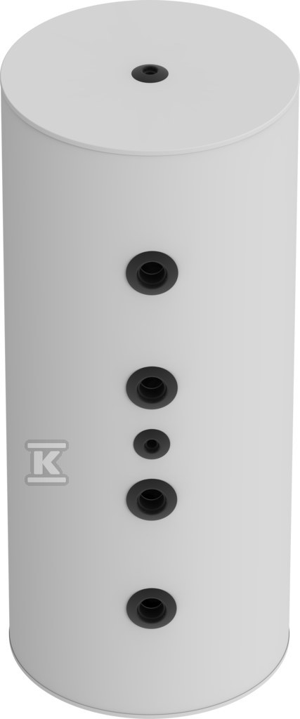 Zbiornik buforowy grzewczy stojący bez wężownicy o pojemności 200 litrów, PUR, przyłącza 6/4" FBM-PC0200 - obrazek 2