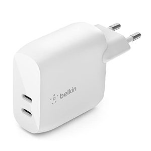 Belkin Dual USB C PD Wall Charger 40.0 Zasilacz sieciowy Belkin Dual USB C PD Wall Charger 40.0 Zasilacz sieciowy