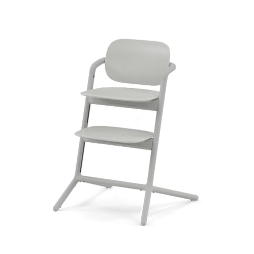 CYBEX Gold LEMO krzesło, do uprawy razem z Tobą, 3 99 lat, użytku od urodzeń oddzielnymi atakami, aluminium/plastik, zamsz szary (szary)