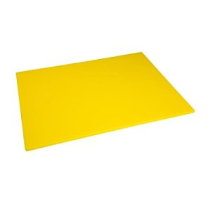 Hygiplas Żółta deska do krojenia o niskiej gęstości duża 10 x 600 450 mm Hygiplas Żółta deska do krojenia o niskiej gęstości duża 10 x 600 450 mm