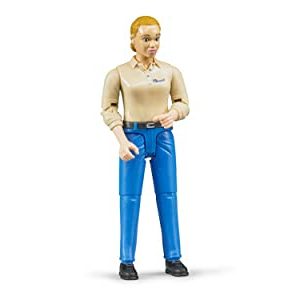 Bruder BWorld Vrouw Met Blanke Huid En Blauwe Broek Bruder BWorld Vrouw Met Blanke Huid En Blauwe Broek