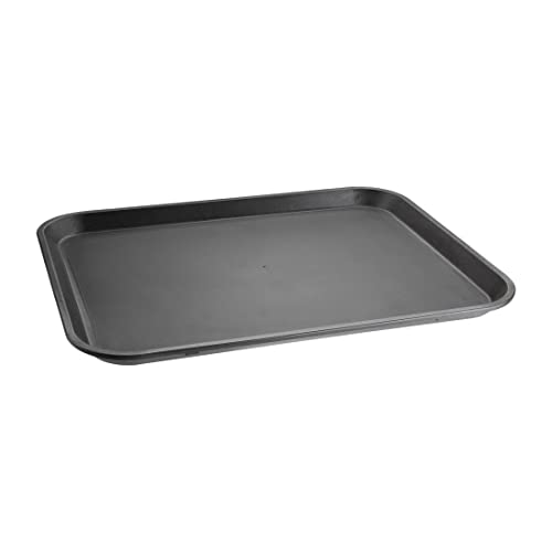 Kristallon antypoślizgowa taca czarna 20 x 405 305 mm talerz do serwowania kawiarnia restauracja - obrazek 1