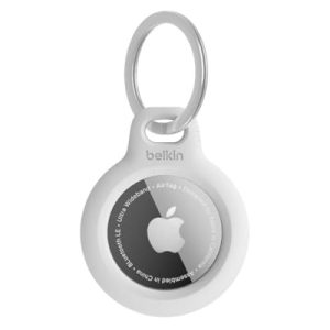Belkin Bezpieczny Uchwyt z Kółkiem do AirTag – Białe Belkin Bezpieczny Uchwyt z Kółkiem do AirTag – Białe