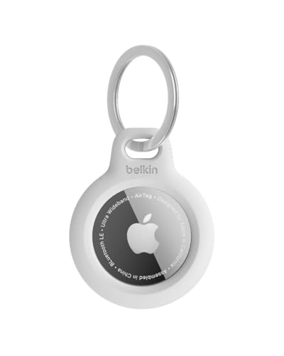 Belkin Bezpieczny Uchwyt z Kółkiem do AirTag – Białe Belkin Bezpieczny Uchwyt z Kółkiem do AirTag – Białe