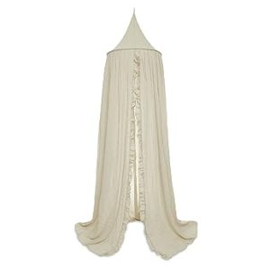Jollein Baldachim na łóżko Vintage 245 cm ruffle ivory do łóżeczka dziecięcego 002 005 66041 Jollein Baldachim na łóżko Vintage 245 cm ruffle ivory do łóżeczka dziecięcego 002 005 66041