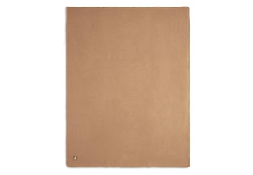 Kocyk do wózka fotelika i kołyski tkany 100x150 cm Basic różowy Jollein - obrazek 1