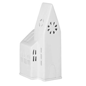 Räder Domek świetlny mały kościół, biały, porcelana z reliefem i tłoczeniem Räder Domek świetlny mały kościół, biały, porcelana z reliefem i tłoczeniem
