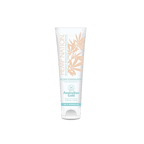 Australian Gold, Hemp Sea Salt & Sandalwood, Przedłużacz do opalania, 83ml