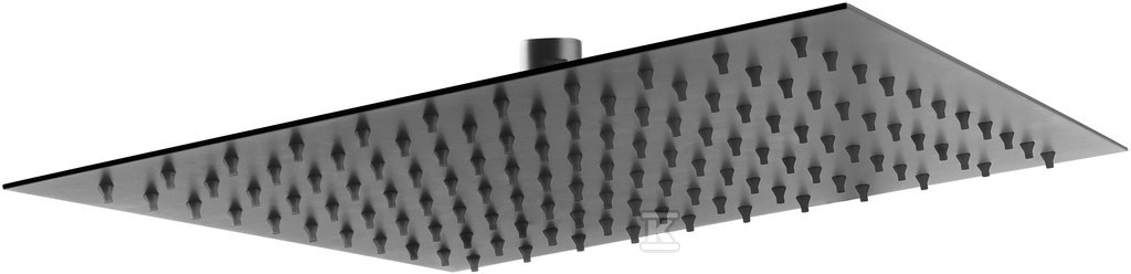 Głowica talerzowa deszczowni SLIM kwadratowa 30 cm, czarna DSN08BL - obrazek 1