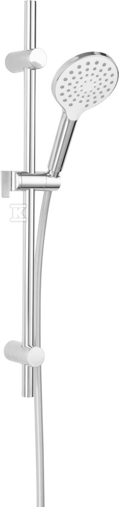 Zestaw prysznicowy przesuwny 3 strumieniowy FANO LB chrmo N343-LB - obrazek 1