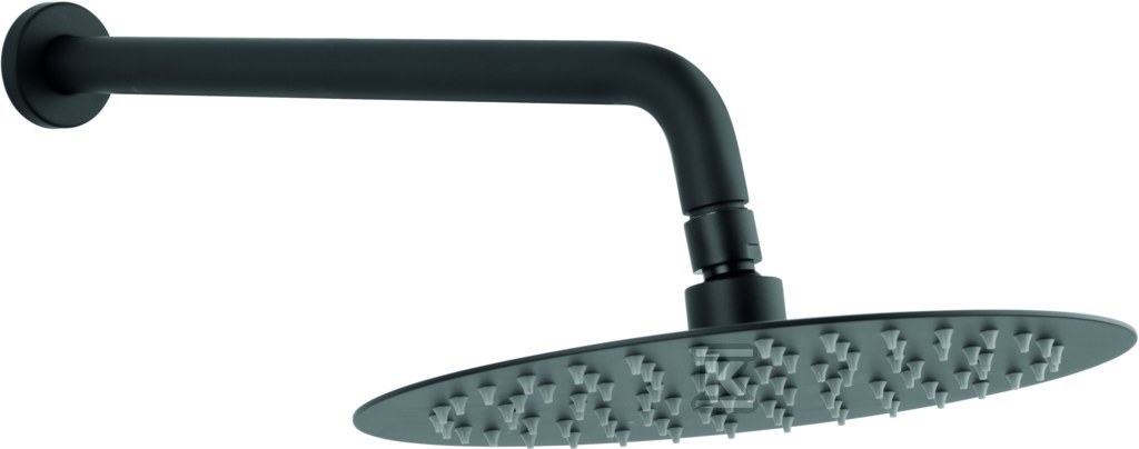 Zestaw natryskowy z deszczownią 250 mm slim, czarny NPT13BL - obrazek 1