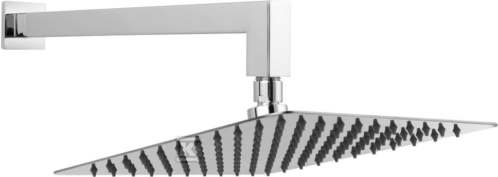 Zestaw natryskowy z deszczownią 250x250 mm slim, chrom NPT14 - obrazek 1