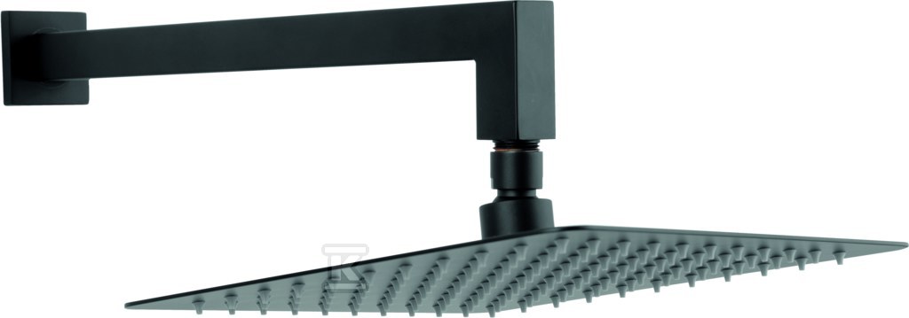 Zestaw natryskowy z deszczownią 250x250 mm slim, czarny NPT14BL - obrazek 1