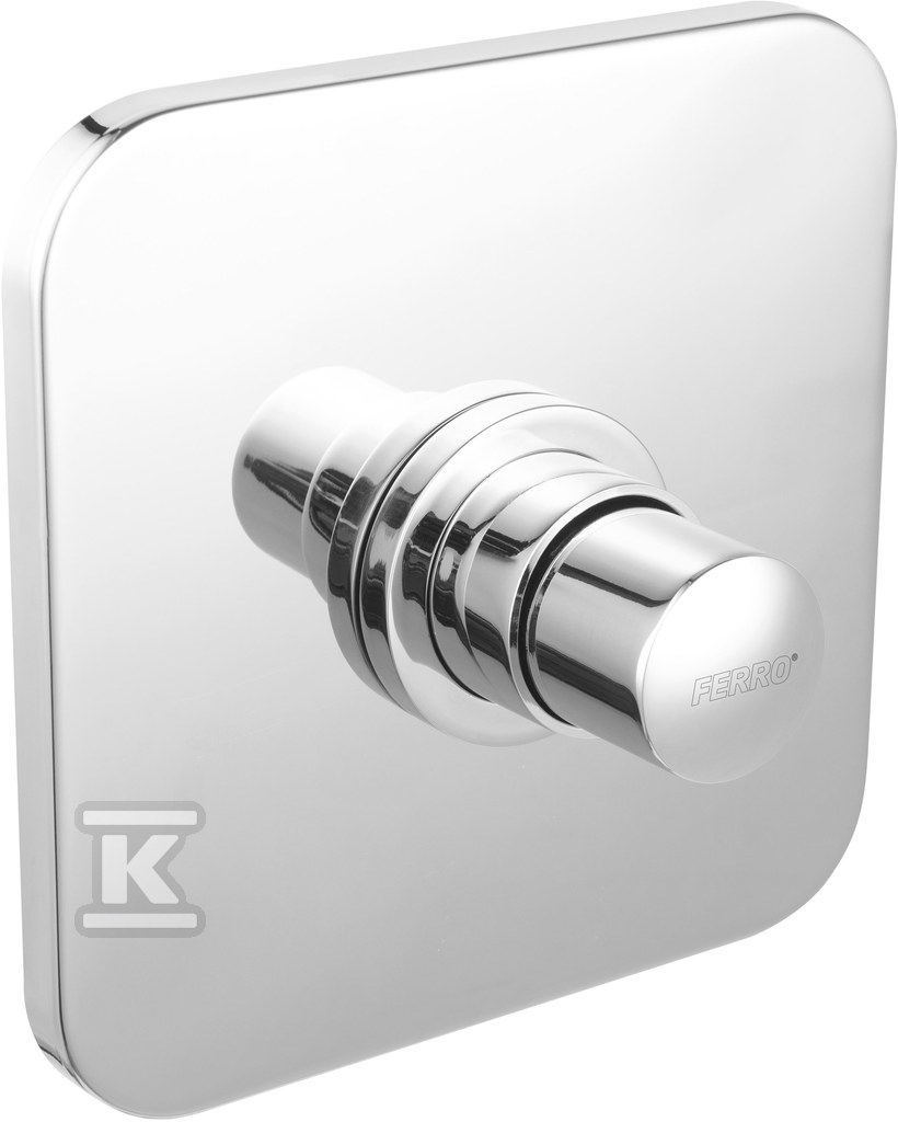 Bateria natryskowa podtynkowa czasowa, chrom PRESSTIGE PRO SQ Z503SQ - obrazek 1