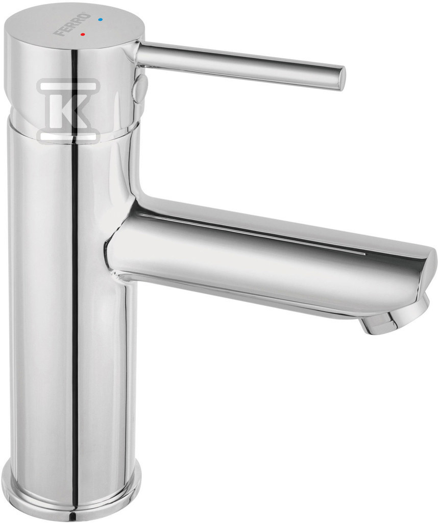 Bateria umywalkowa FIESTA LB stojąca, chrom BFI2-LB - obrazek 1