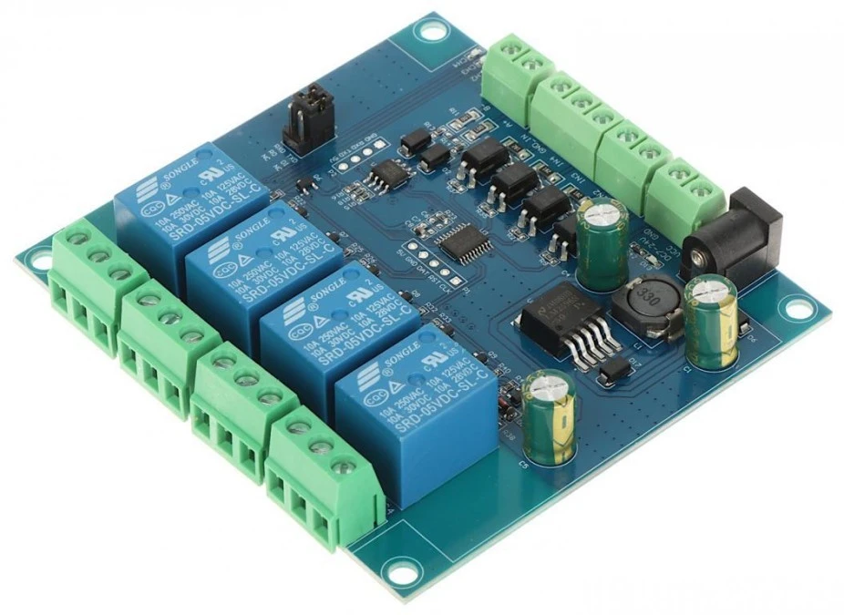 Moduł przekaźnikowy 4R‑D7 Modbus RTU - obrazek 1