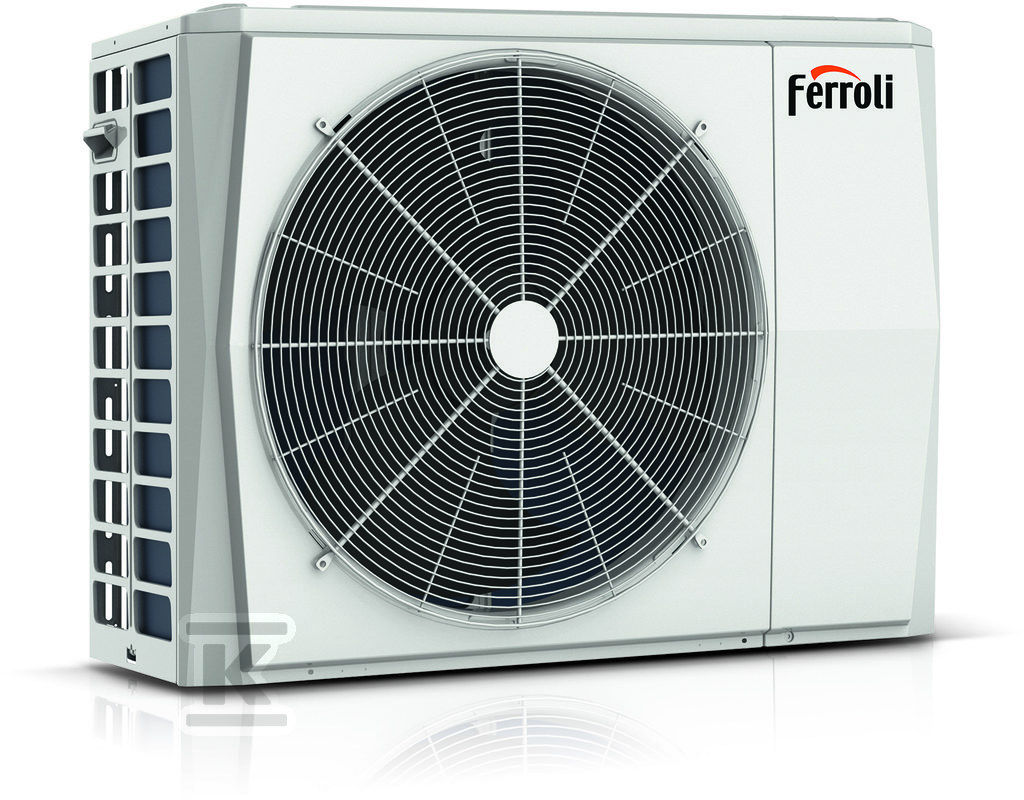 Pompa ciepła powietrzna split OMNIA SW-T 3.2 10 - 10kW, 1 fazowa, 230V ze sprężarką inwerterową. Wisząca jednostka wewnętrzna z wbudowanym zasobnikiem c.w.u. o pojemności 100 litrów, R32, wbudowana grzałka 3kW (c.o.) i 1,2kW (c.w.u.) oraz zawór - obrazek 3