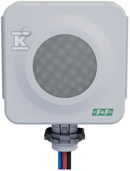 Czujnik ruchu na podczerwień zasięg detekcji 30 m, IP40, sufitowy, naścienny, 80°, 16A, 230V DR-30M