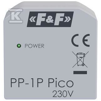 Miniaturowy przekaźnik elektromagnetyczny, 1P 16A, montaż podtynkowy, 230V PP-1P-Pico PP-1P-PICO - obrazek 1