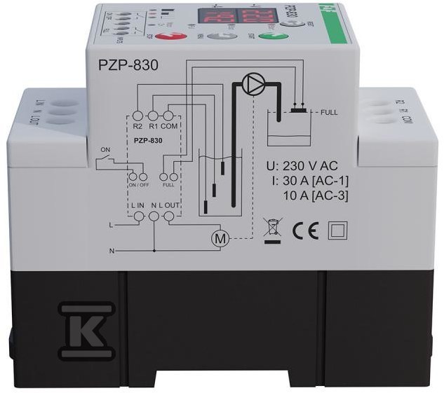 Przekaźnik kontroli pompy głębinowej PZP-830 PZP-830 - obrazek 3