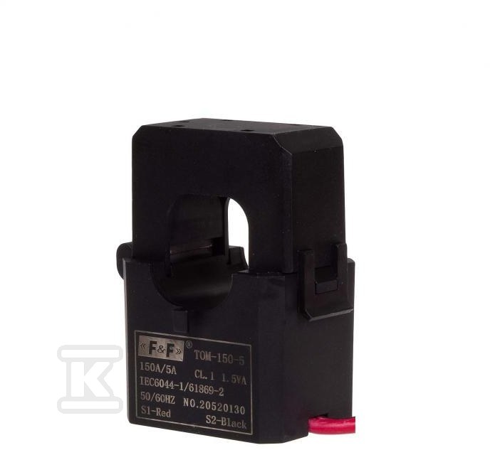Miniaturowy przekładnik prądowy z otwieranym rdzeniem 150-5A klasa 1 TOM-150-5 - obrazek 2