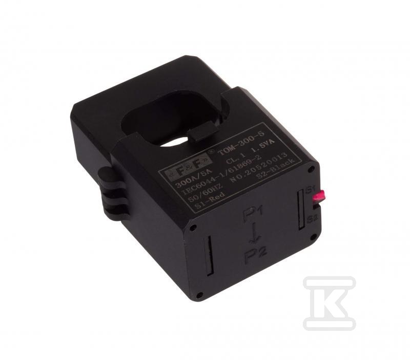 Miniaturowy przekładnik prądowy z otwieranym rdzeniem 300-5A klasa 1 TOM-300-5 - obrazek 3