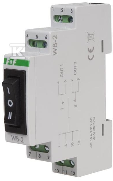 Modułowy przełącznik trójpozycyjny WB-2 - obrazek 2