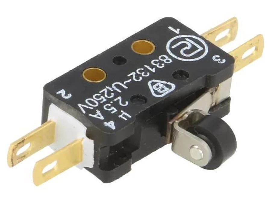 Mikroprzełącznik SNAP ACTION ON‑(ON), 2,5A/250VAC 0,3A/220VDC 83 132 S54 KR‑9,3 - obrazek 1