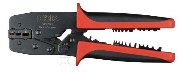 Szczypce zaciskowe 0,10-16 mm2 do tulejek kablowych z wymiennymi wkładkami FL58322040