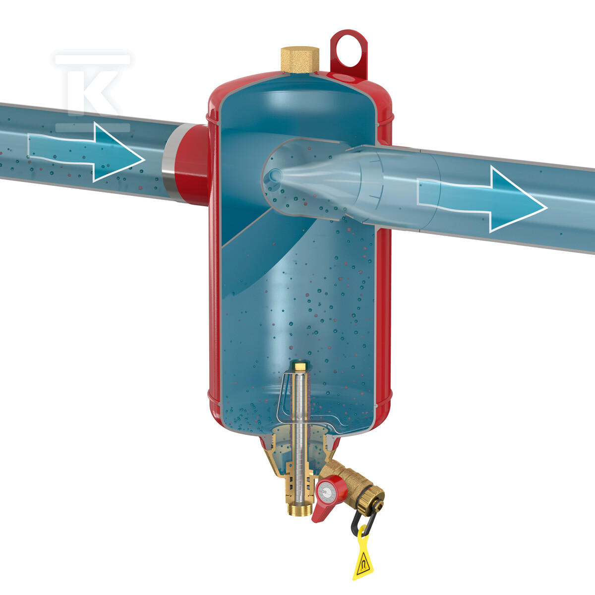 Separator zanieczyszczeń Flamco Clean Smart 100S, spawany 31124 - obrazek 2