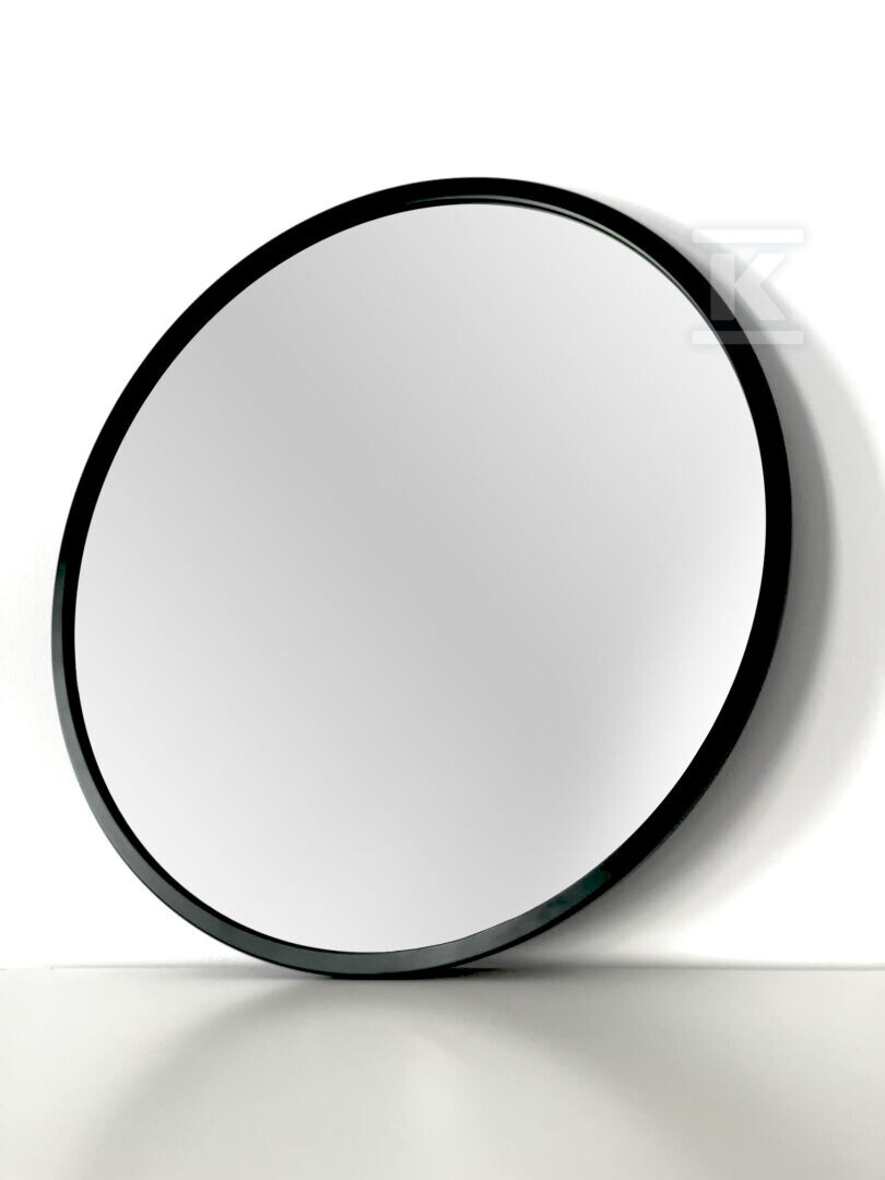 Lustro łazienkowe ścienne Scandi czarne 600 x 600 mm M60MBL - obrazek 1