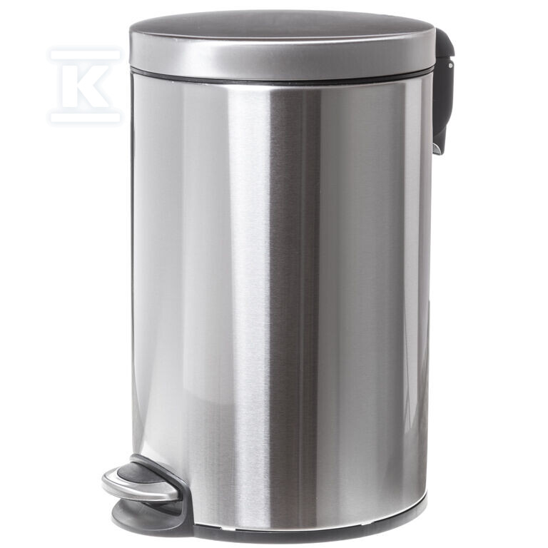 Kosz na śmieci 30 l stal szlachetna matowa WBP30JS - obrazek 1