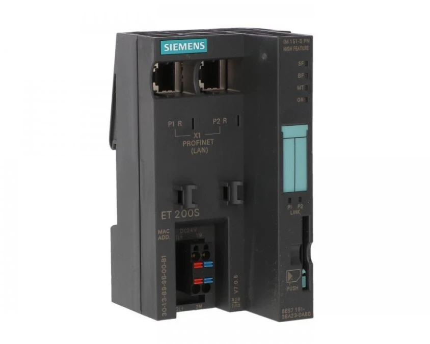 Moduł interfejsu IM151‑3 PN HF SIMATIC do ET 2005, do 100 mbit/s 2xRJ45 6ES7151‑3BA23‑0AB0 - obrazek 3