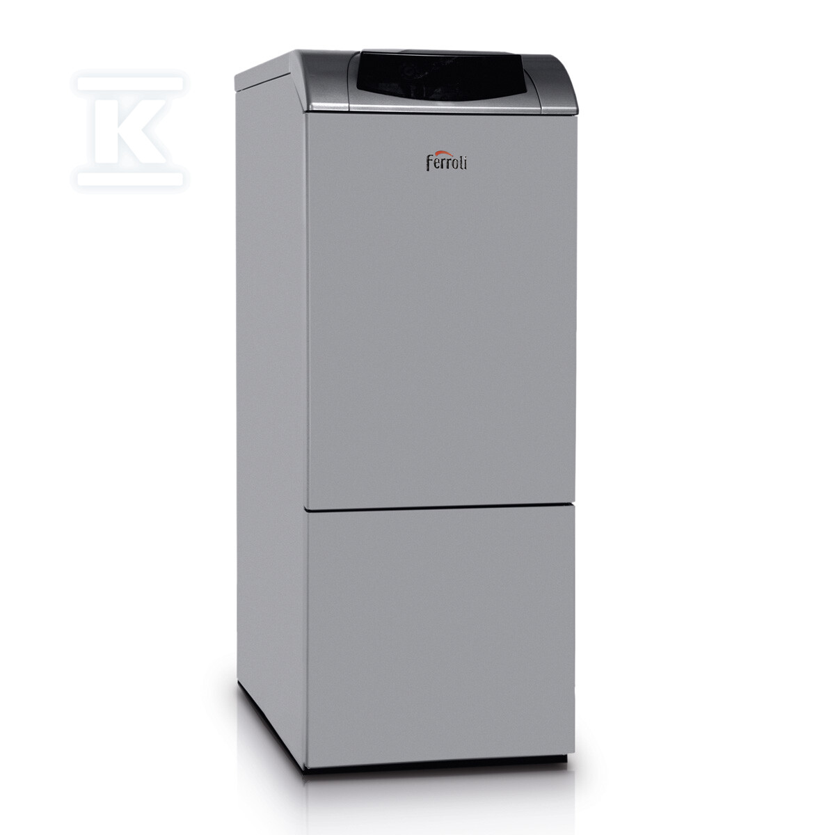 Kocioł olejowy kondensacyjny żeliwny ATLAS D ECO 42 K 130 UNIT trójciągowy z palnikiem i zintegrowanym zasobnikiem c.w.u, zakres mocy 20-37 kW 0LHU4YWA - obrazek 1