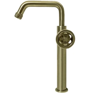 Indus bateria umywalkowa wysoki wykonanie szczotkowane złoto – Essebagno 1385395 Indus bateria umywalkowa wysoki wykonanie szczotkowane złoto – Essebagno 1385395