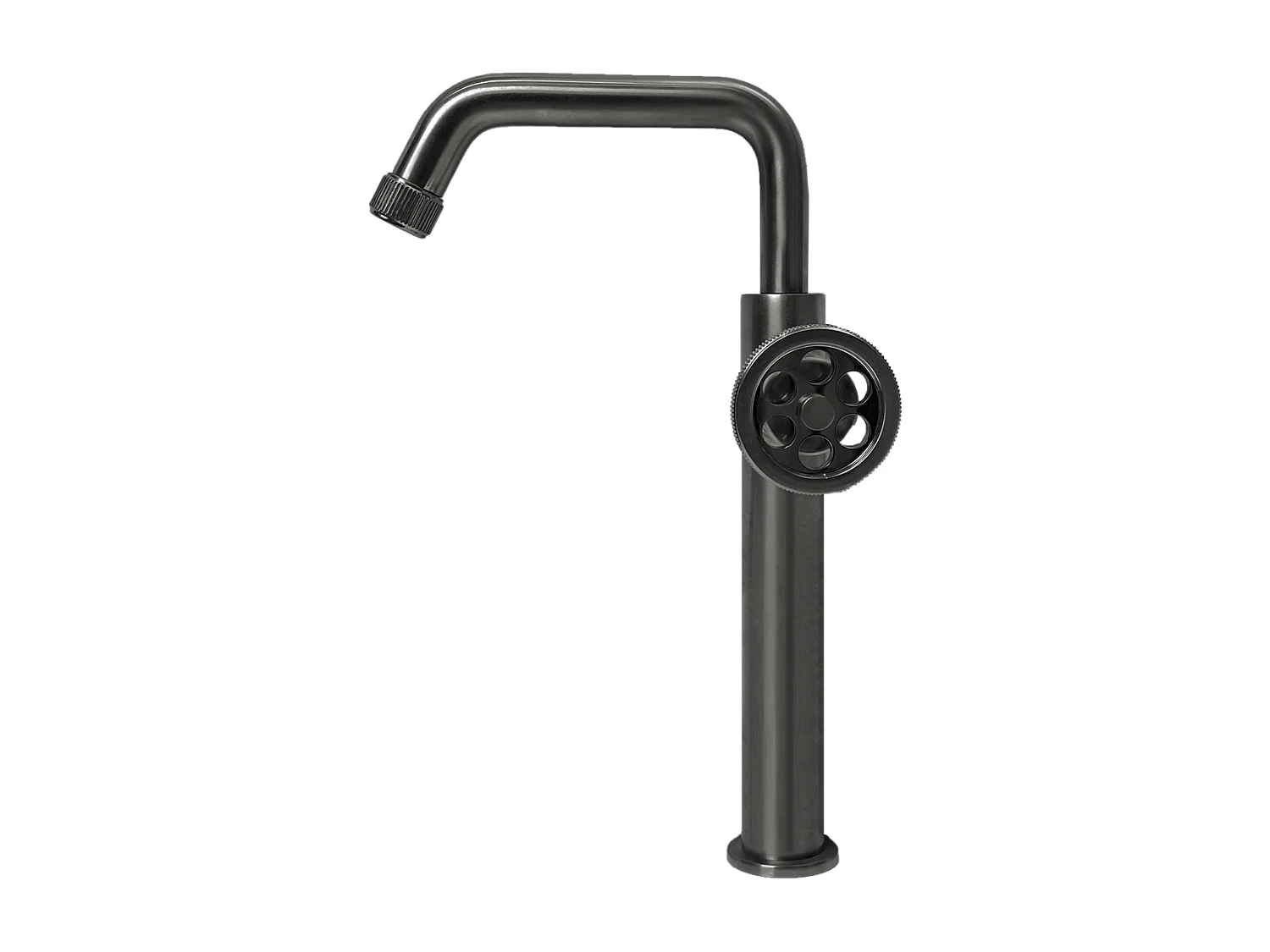 Indus bateria umywalkowa wysoki wykonanie szary metaliczny - Essebagno 1385417 - obrazek 1