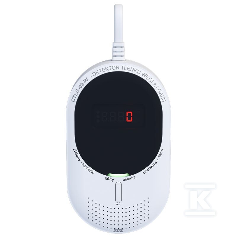 Czujnik tlenku węgla i gazu z wifi CTLG-09-W - obrazek 1