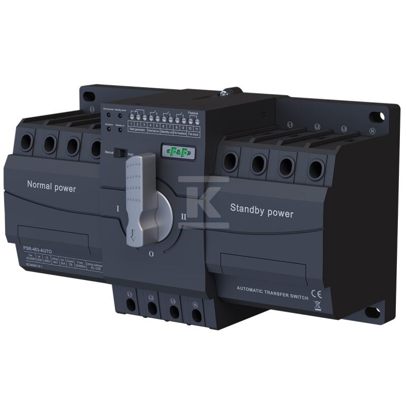 Automatyczny przełącznik sieci PSR-463-AUTO AC 50/60Hz 230/400V 63A - obrazek 3