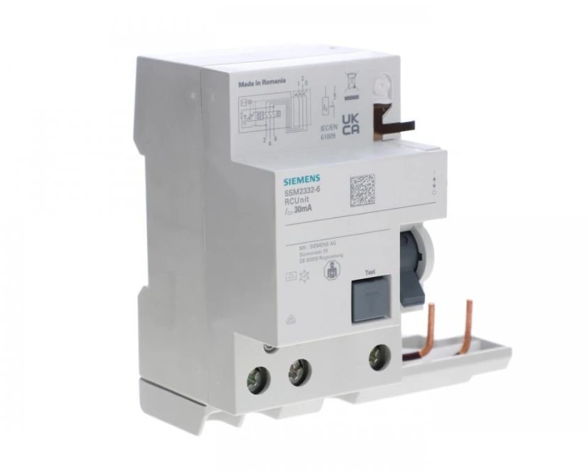 Moduł RC do 5SY, 3‑biegunowy, typ A, In: 40 A, 30 mA, Un AC: 400 V 5SM2332‑6 - obrazek 1