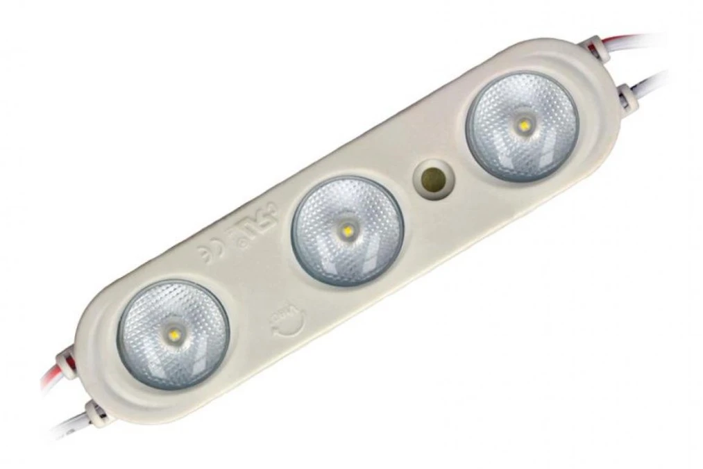 Moduł reklamowy OPTO 3x SMD2835 12V 6500K 2,5W 7 lat gwar.