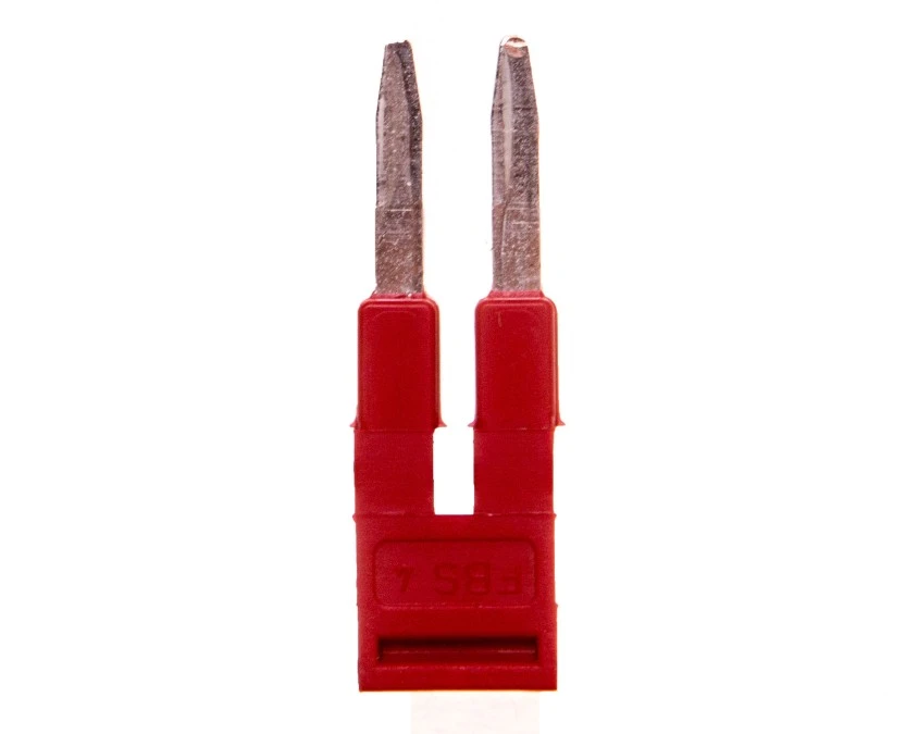 Mostek wtykany 2‑biegunowy czerwony FBS 2‑4 3030116 /50szt./ - obrazek 1