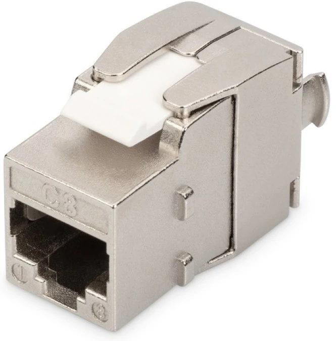 Moduł Keystone RJ45 (8P8C) kat.8 STP beznarzędziowy DN‑93815 - obrazek 1