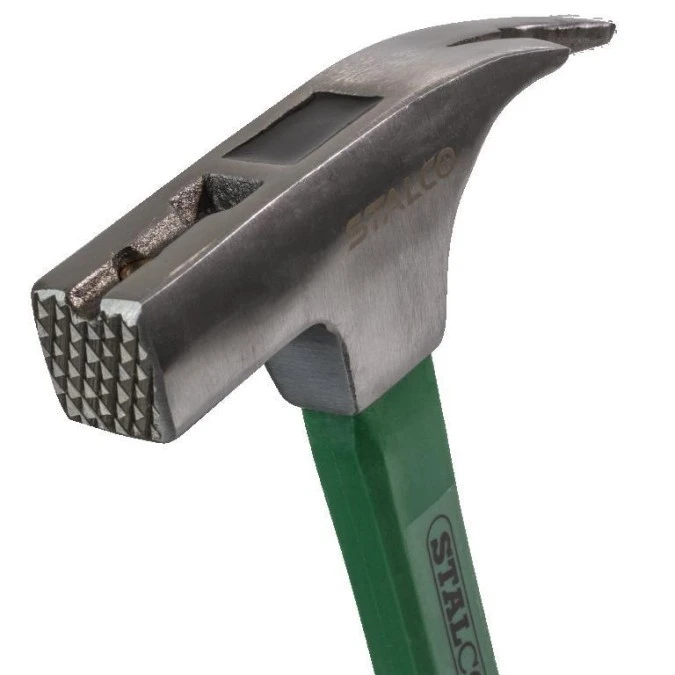 Młotek ciesielski 600g trzonek fiberglas, pazur prosty STALCO S‑19506 - obrazek 3