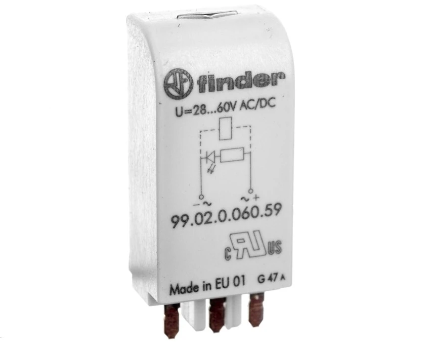 Moduł EMC, LED zielony 28‑60V AC/DC 99.02.0.060.59 - obrazek 1