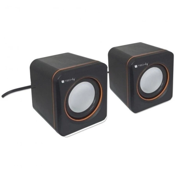 Mini Głośniki Komputerowe 2.0 Jack 3.5mm 3W Zasilanie USB - obrazek 3