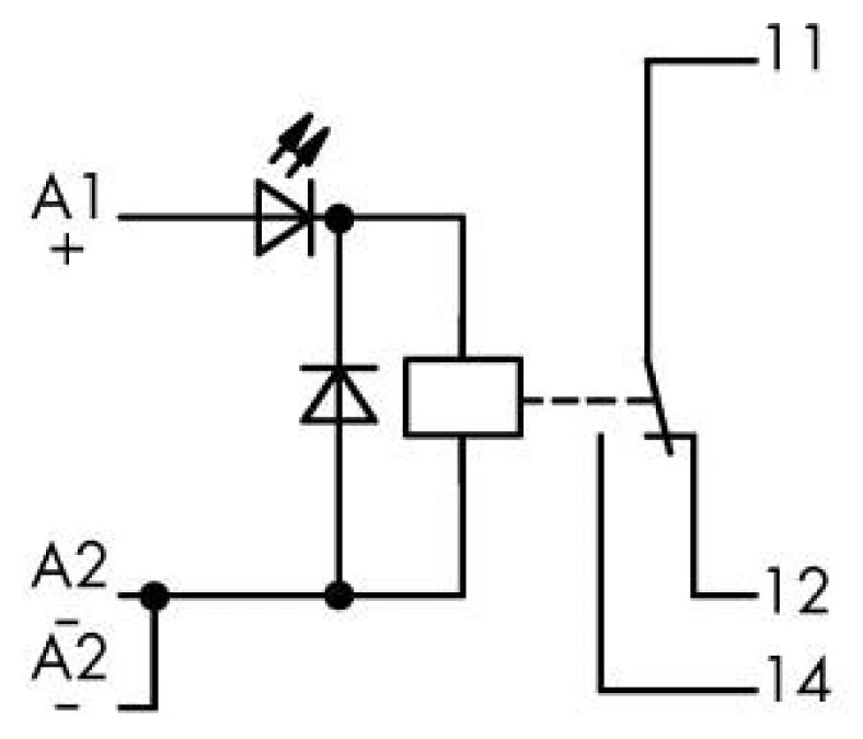 Moduł przekaźnikowy 15mm 24V DC 1p 286‑304 /1szt./ - obrazek 2
