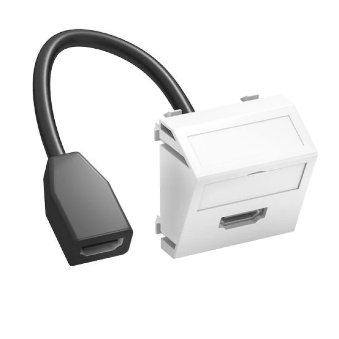 Moduł multimedialny HDMI skośny MTS‑HD F RW1 6104838 - obrazek 1