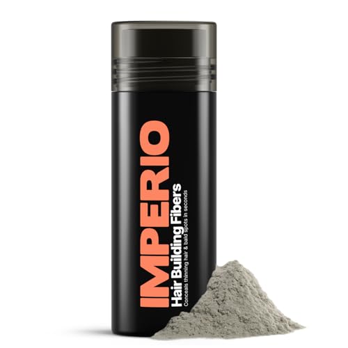 Mikrowłókna IMPERIO do zagęszczania włosów i pełniejszej fryzury W kilka sekund. zapewniają autentyczny wygląd. 100% naturalne! Fryzura jakości premium 26 g (szary) Mikrowłókna IMPERIO do zagęszczania włosów i pełniejszej fryzury W kilka sekund. zapewniają autentyczny wygląd. 100% naturalne! Fryzura jakości premium 26 g (szary)